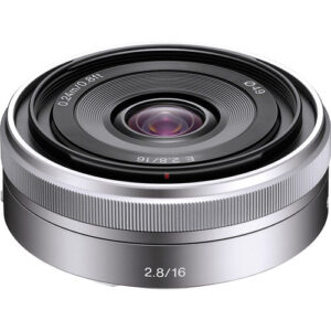 Lente Sony E 16 mm F2.8