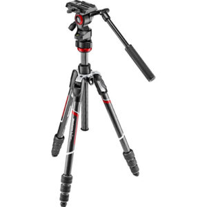 Kit trípode de Viajes Manfrotto Befree Live Carbono para Video T/L