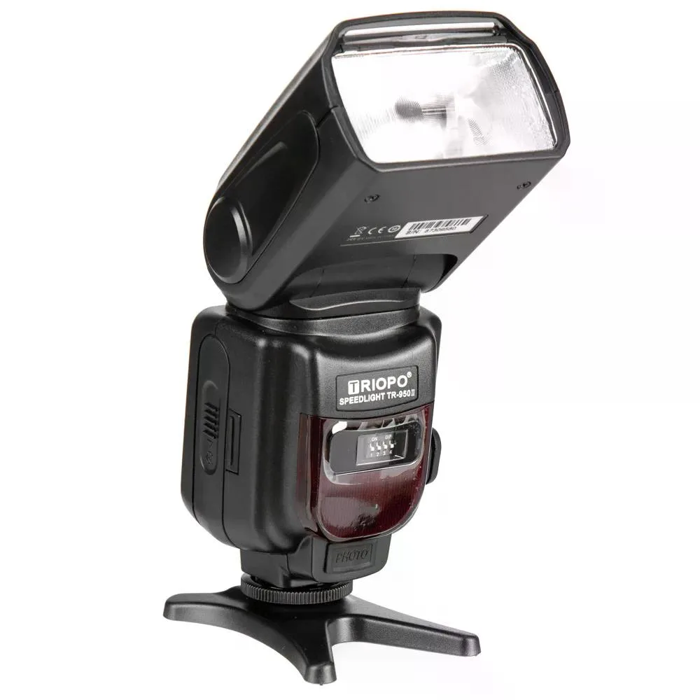 Triopo TR-950II Flash Para Cámara de Contacto Central Compatible Con Canon Nikon Sony Fuji y Pentax
