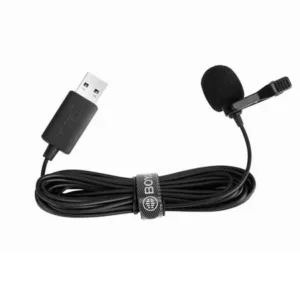 Boya BY-LM40 Micrófono Lavalier USB Cable de 4 Metros