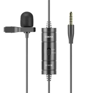 Boya BY-M1S Micrófono Lavalier No Requiere Batería Cable de 6 Metros