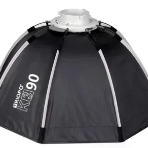 Triopo K3-90+TR-07C Softbox Octogonal Universal 90 Cm Montura Bowens y Speedlight