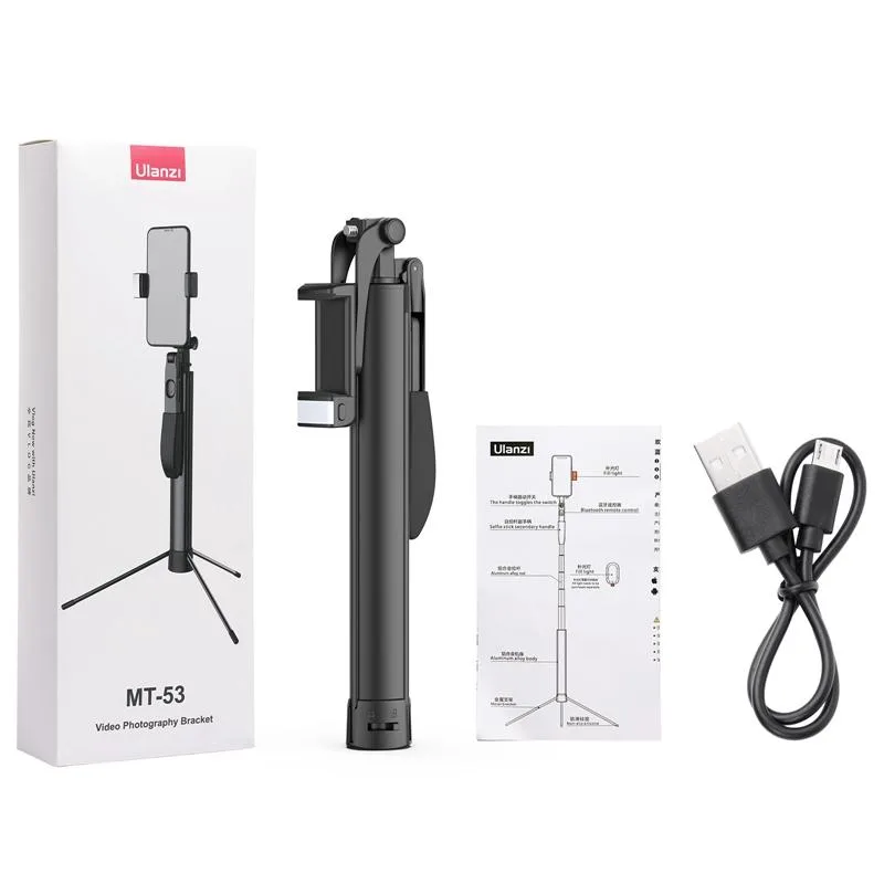 Ulanzi MT-53 Mini Trípode Con Barra Selfie y Bluetooth